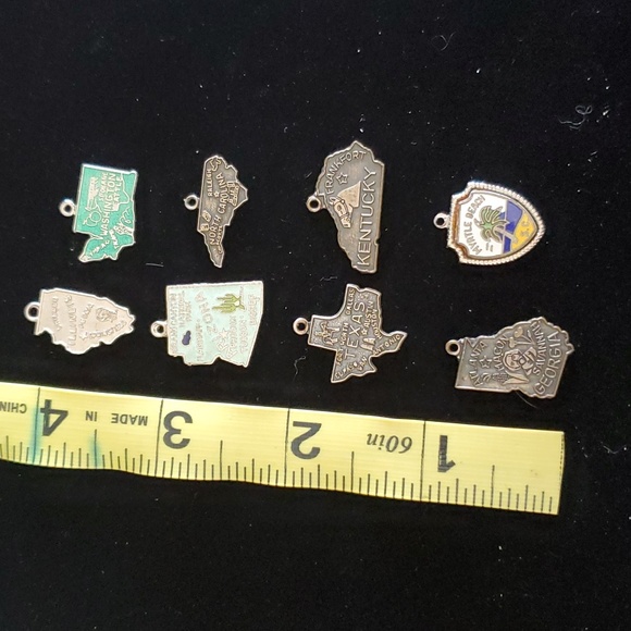 8 Silver State Charms - Picture 1 of 16
